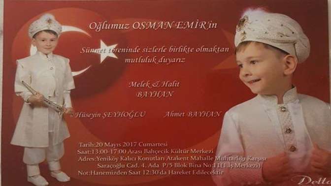 MHPli Halit Bayhanın Oğlu Osman Emirin Sünnet Şöleni Gerçekleşti