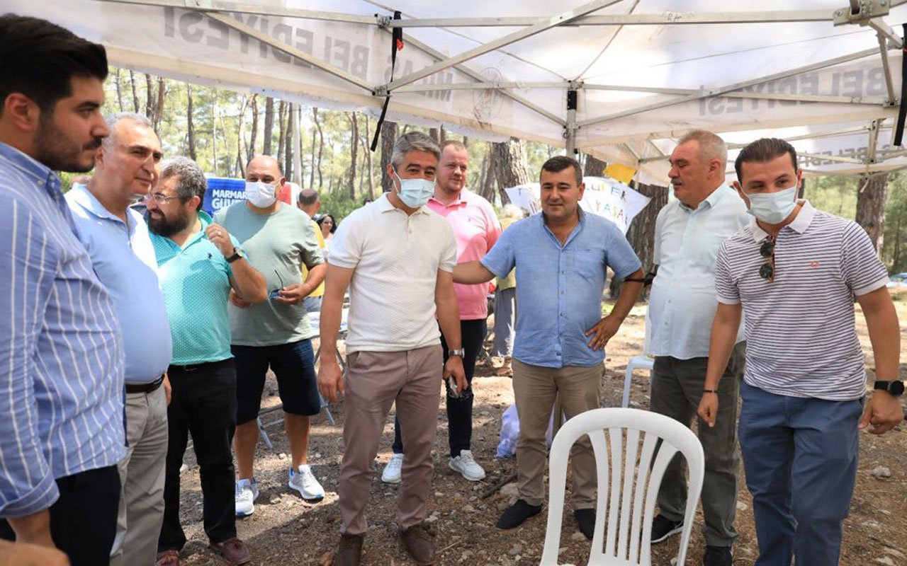 Muğla’da CHP’lilerden ‘İkizköy’ dayanışması