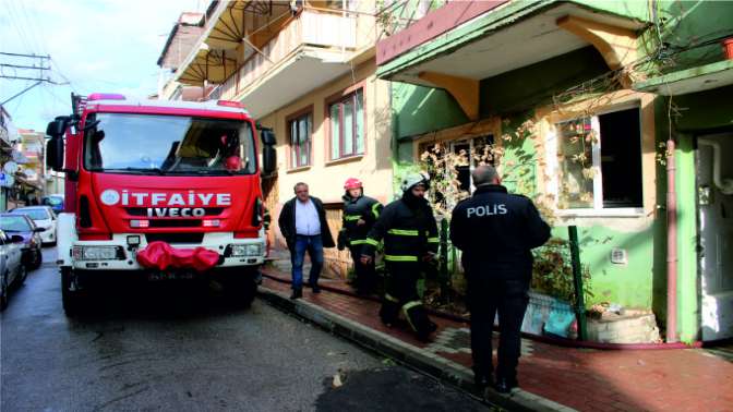 Muhabbet kuşunu yangından kurtaramadı