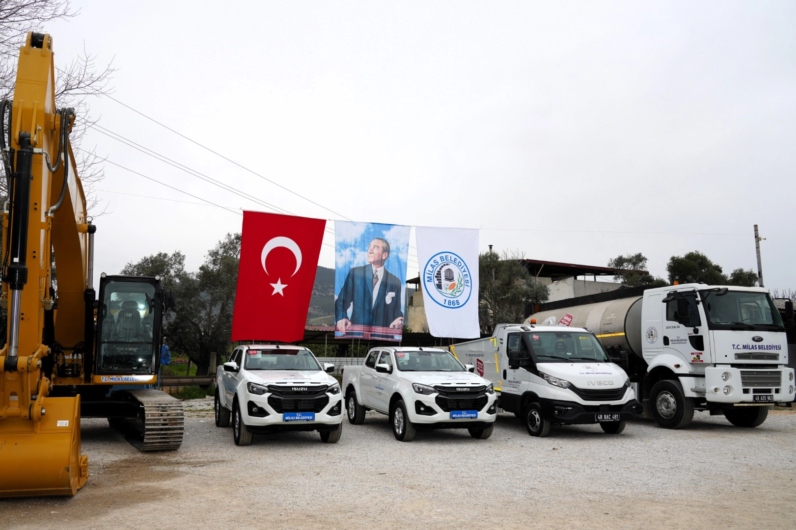 Muğla'da Milas Belediyesi araç filosunu güçlendirdi