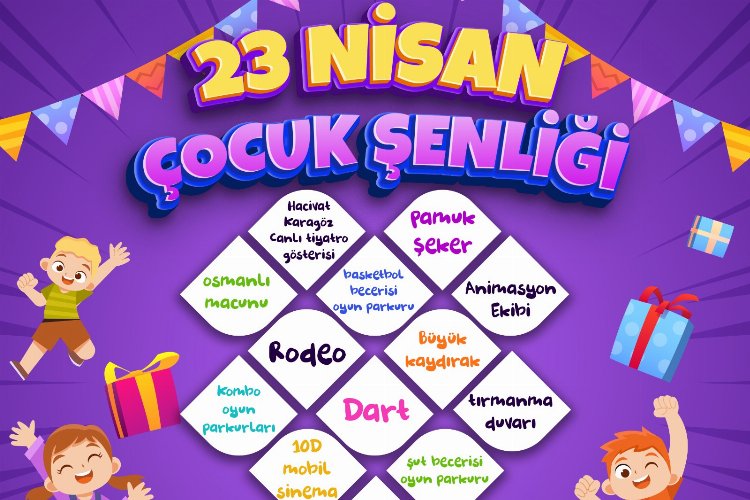 Nevşehirli çocuklara 23 Nisan hediyesi