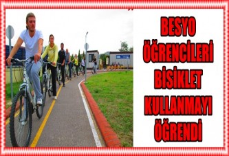Öğrencilerden bisiklet turu