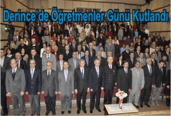 Öğretmenler Günü Derince’de Kutlandı