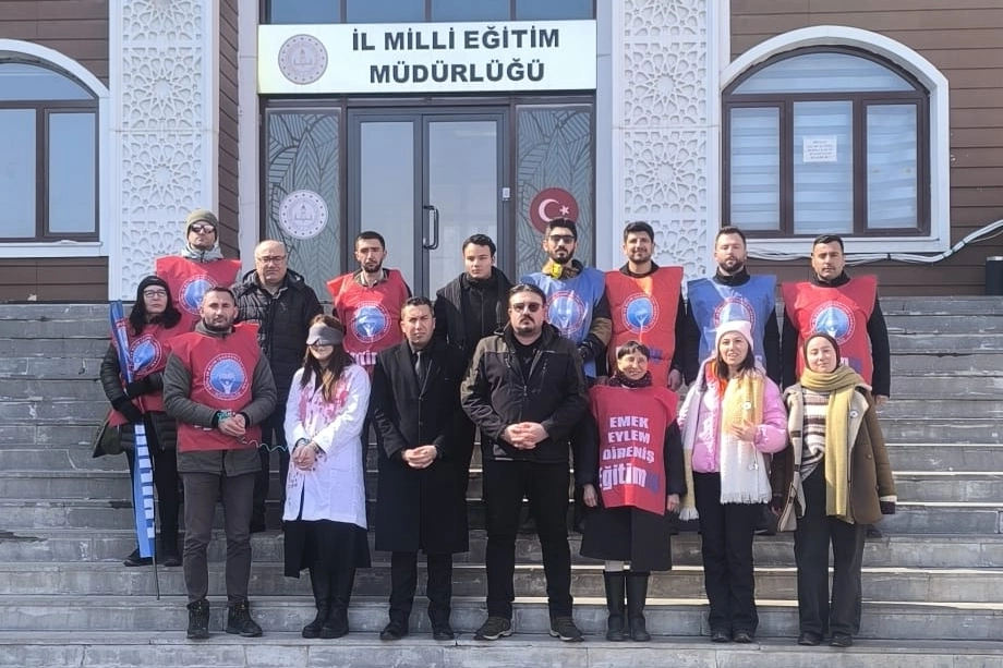 Okuldaki cinayete Eğitim-İş Ağrı Şubesi’nden sert tepki!