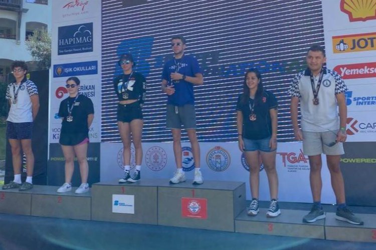 Ordu'nun altın kızı Selinay, Triatlon şampiyonu oldu