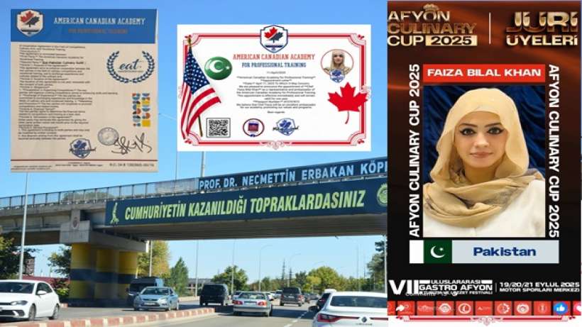 Pakistanlı Master Chef Faiza Bilal Khan Türkiye’ileTurizm ve Gastronomi Köprüsü Kurdu
