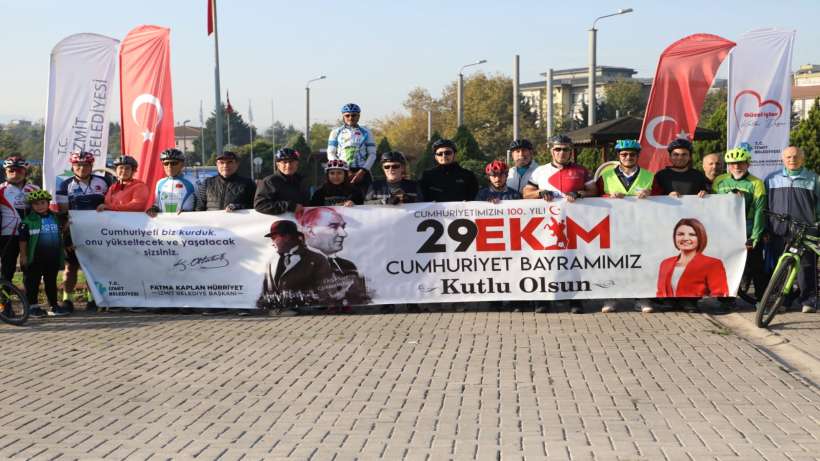 Pedallar Cumhuriyetin 100.Yılı için çevrildi