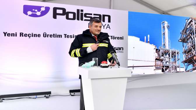 Polisan yeni reçine üretim tesisinin temelini attı