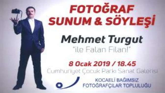 Popüler Fotoğrafçı Mehmet TURGUT, izmite geliyor