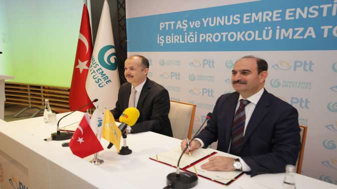 PTT AŞ ve Yunus Emre Enstitüsü’nden Kültürlerarası İş Birliği