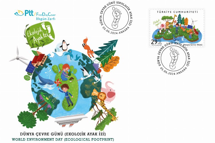 PTTden Dünya Çevre Gününe özel anma pulu