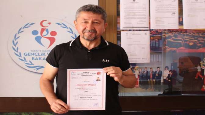 Rıdvan Şükür, Antrenörlük belgesini aldı