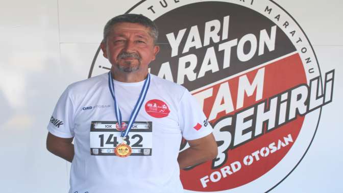 Rıdvan Şükür, Eskişehir’in kurtuluşu yarı maratonuna Katıldı