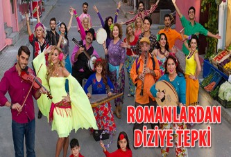 Romanlardan diziye tepki