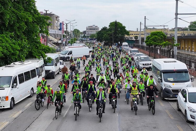 Sakarya'da pedallar şehrin merkezinde döndü