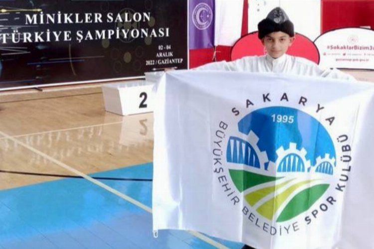 Sakarya'nın minik sporcusu Türkiye 3’ncüsü oldu