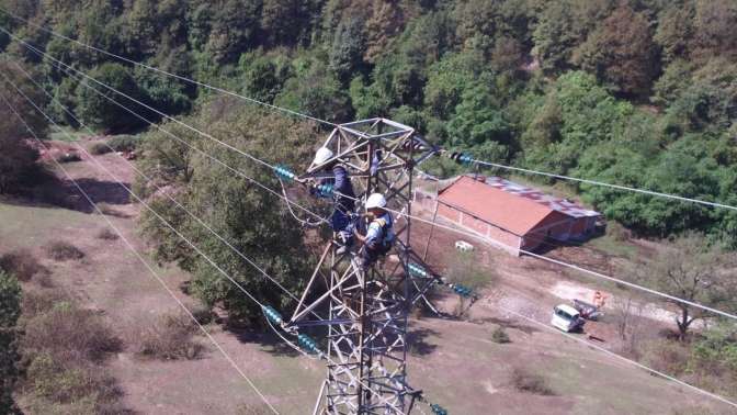 SEDAŞ’tan dron ile bakım çalışması