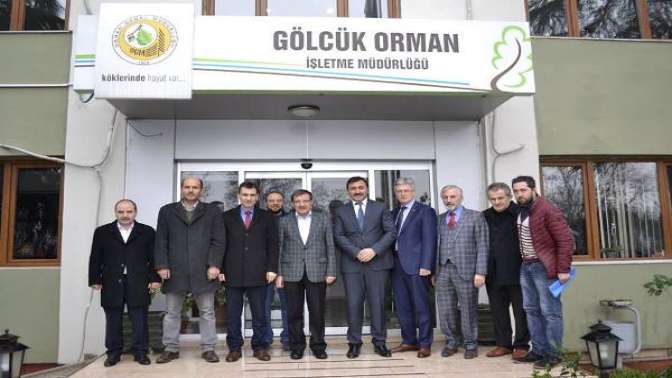 Şeker, Ellibeş, Alp, Gölcük Orman İşletme Müdürü Kaptanoğlunu Ziyaret Etti