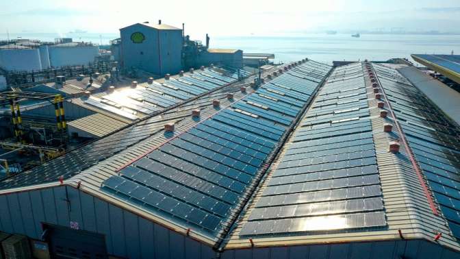 Shell Derince Madeni Yağ ve Gres Üretimi Tesisi Enerjisini Güneşten Alıyor