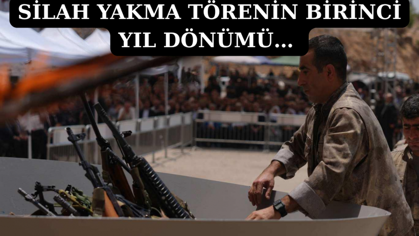 Silah Yakma Törenin Birinci Yıl Dönümü…