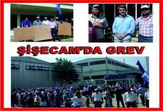 Şişecam grevi Gebze de Başladı