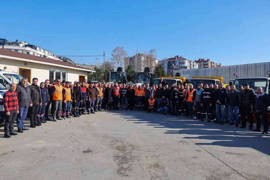 İstanbul Maltepe'de kışla mücadele çalışmaları