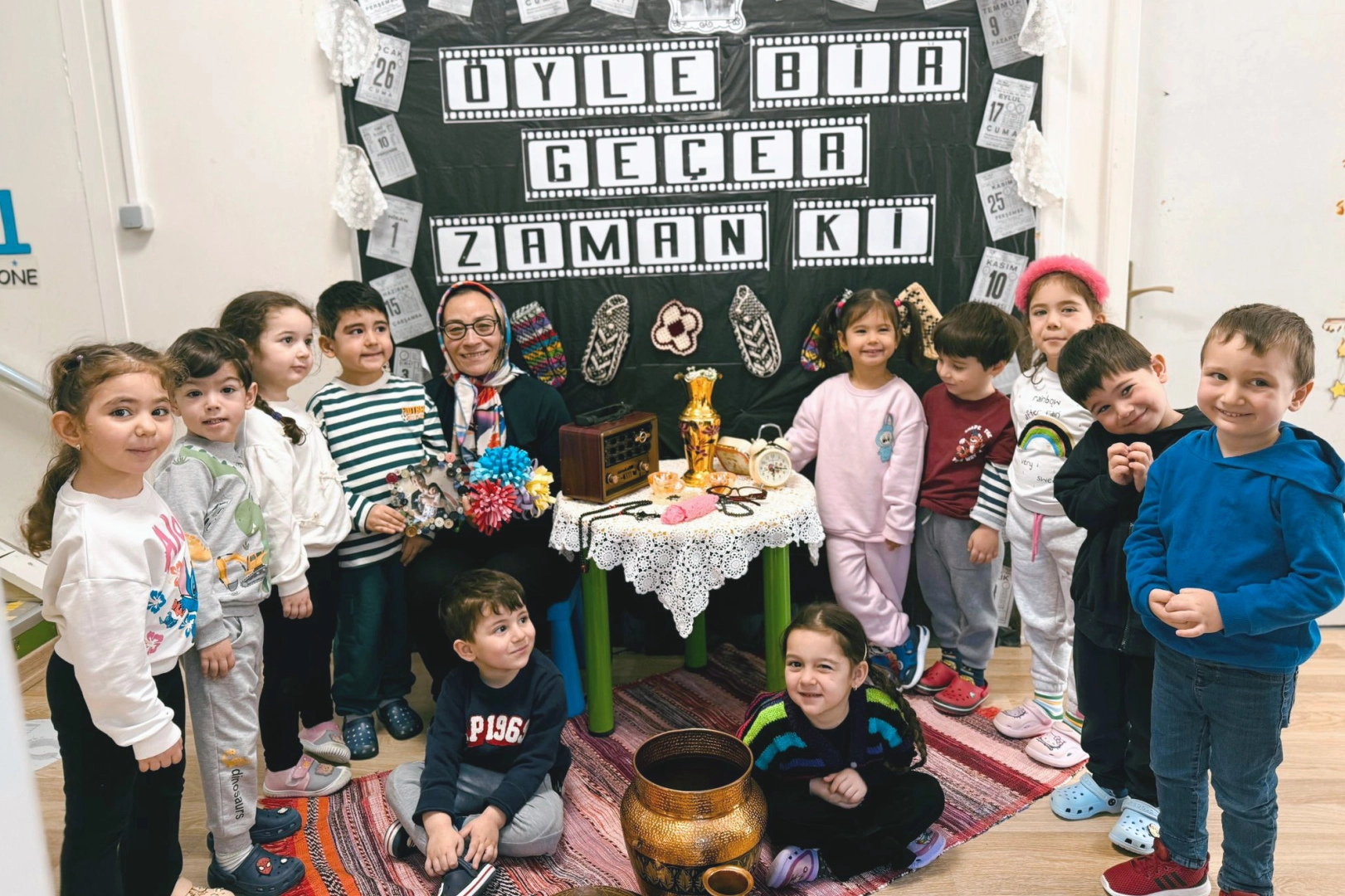 İstanbul Maltepe'de kreşlerdeki minikler büyükleriyle buluştu