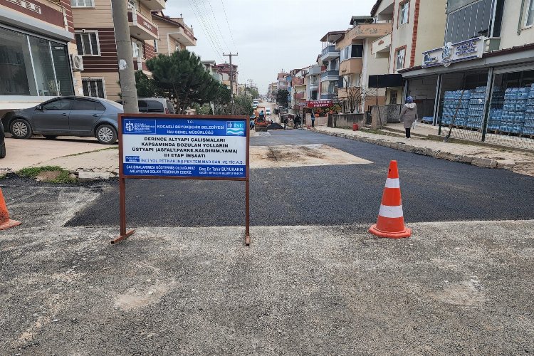 İSU, Derince'de yoğun çalışmalar gerçekleştiriyor 