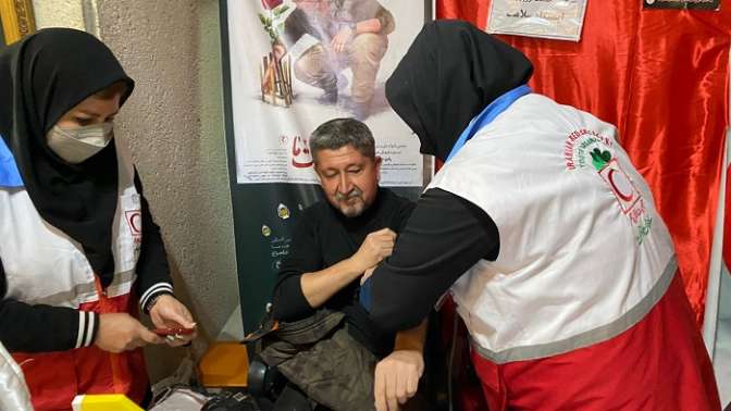 Tarihçi Rıdvan Şükür, Tebriz’de genel sağlık kontrolünden geçti