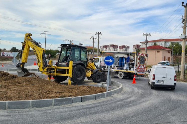 Tekirdağ'da yol güvenlik çalışmaları tam gaz