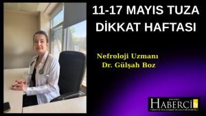 11-17 Mayıs Tuza Dikkat Haftası