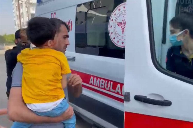 Adıyaman'da 4 metre yükseklikte düşen çocuk yaralandı
