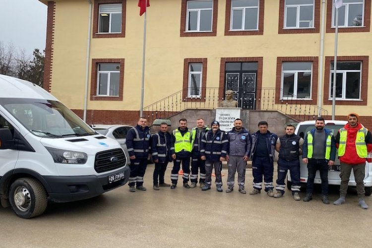 Afet bölgesine personel desteği sürüyor