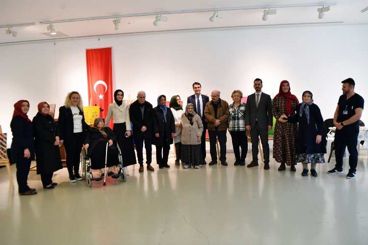  ALBAM sakinlerinden Yaşlılar Haftası sergisi