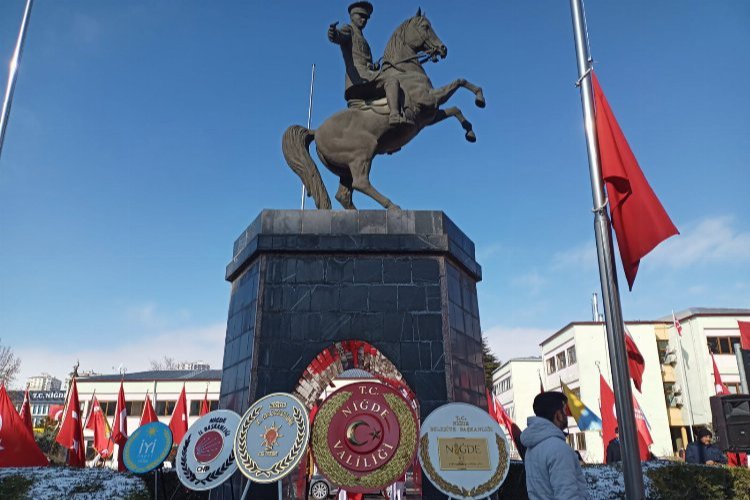 Atatürk'ün Niğde'ye gelişinin 88. yıldönümü kutlandı