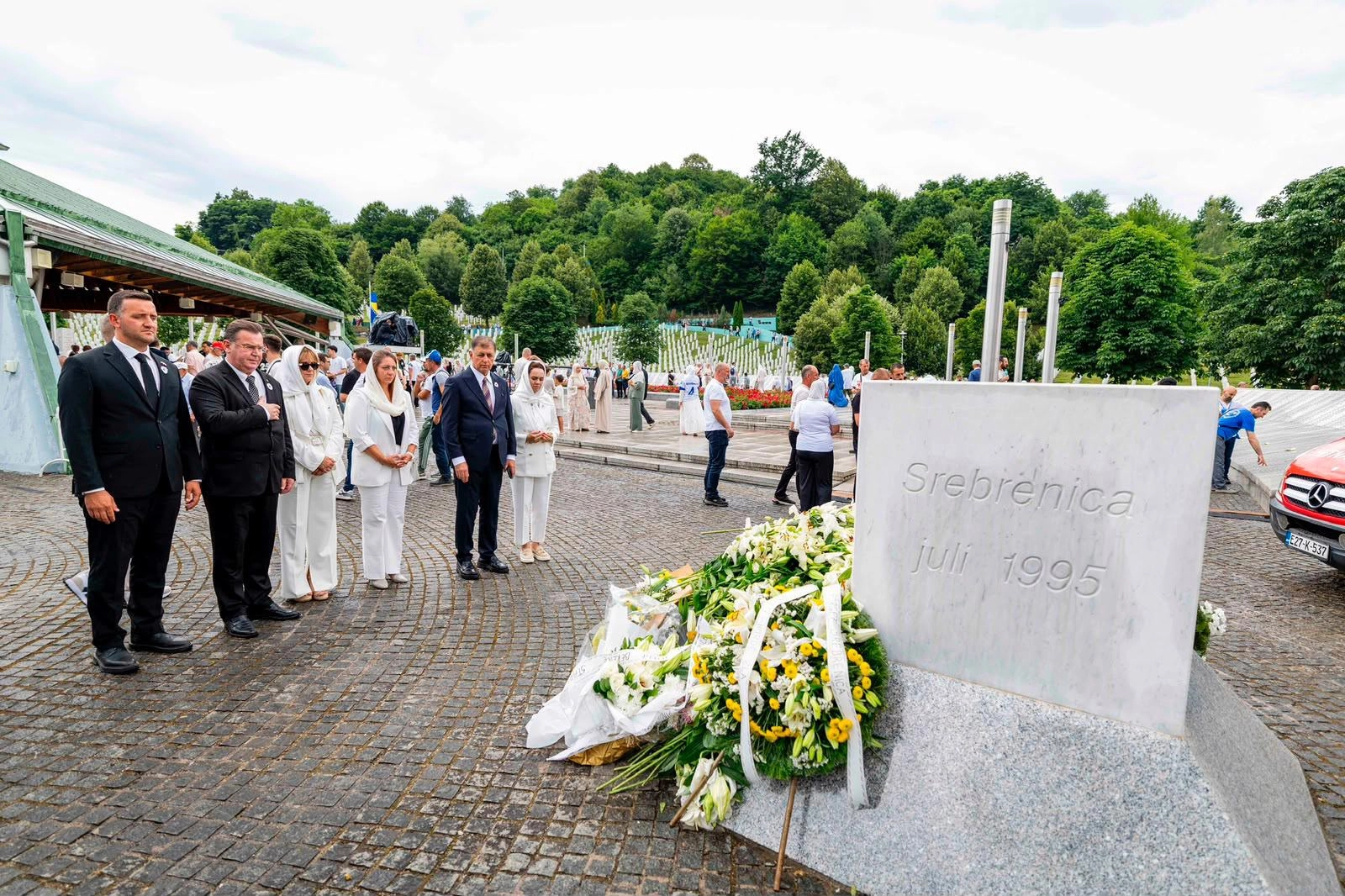 Başkan Tugay Srebrenica Katliamı’nı anma törenlerine katıldı