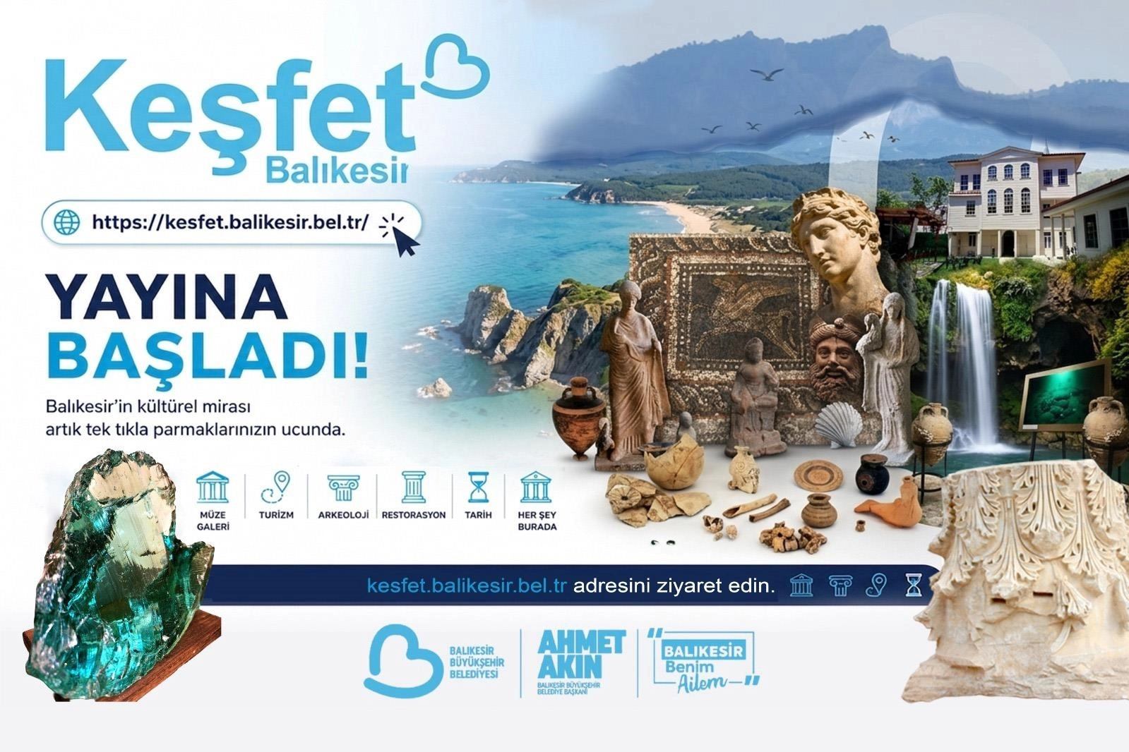 Balıkesir'in dijital keşfi yayında