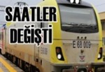 Banliyö saatlerinde değişiklik