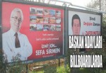 BAŞKAN ADAYLARI BİLLBOARDLARDA