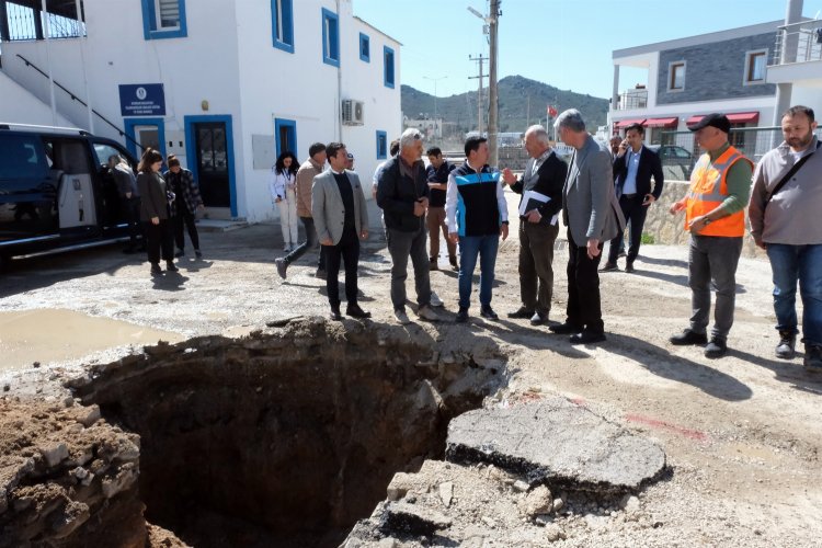 Başkan Aras'tan alt ve üst yapı çalışmalarına yakın mercek