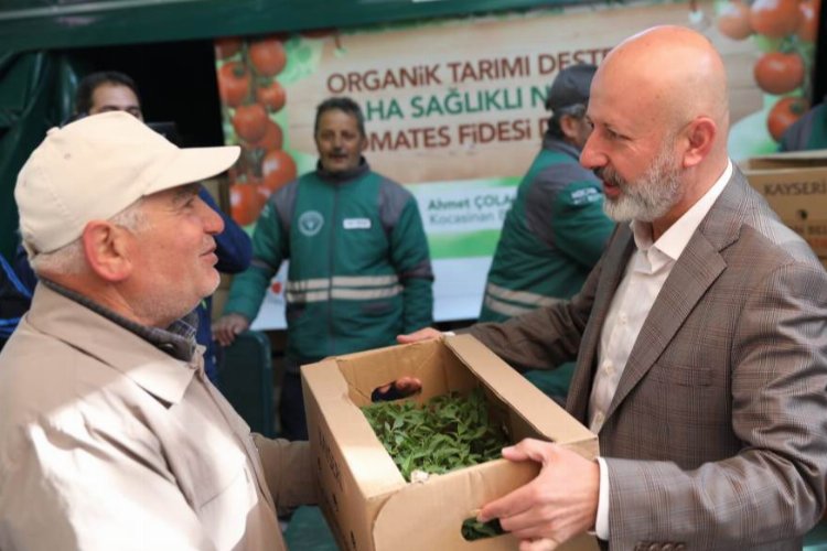 Başkan Çolakbayrakdar’dan Organik domates fidesi dağıtım etkinliğine davet