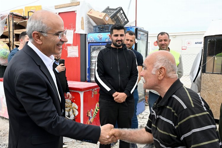 Başkan Er'den İkizce Konteyner Kent'e ziyaret