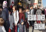 Bedava döner izdihamı