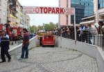 Belsa Otoparkı'nda yangın paniği