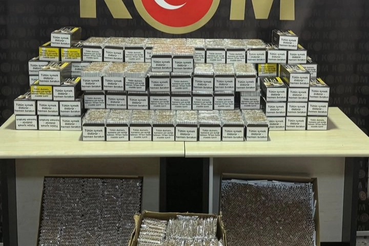 Bilecik Pazaryeri'nde kaçak tütün operasyonu