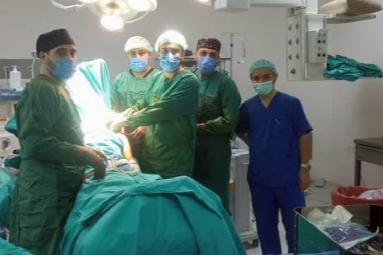 Bingöl Devlet'te narkozsuz klavikula ameliyatı