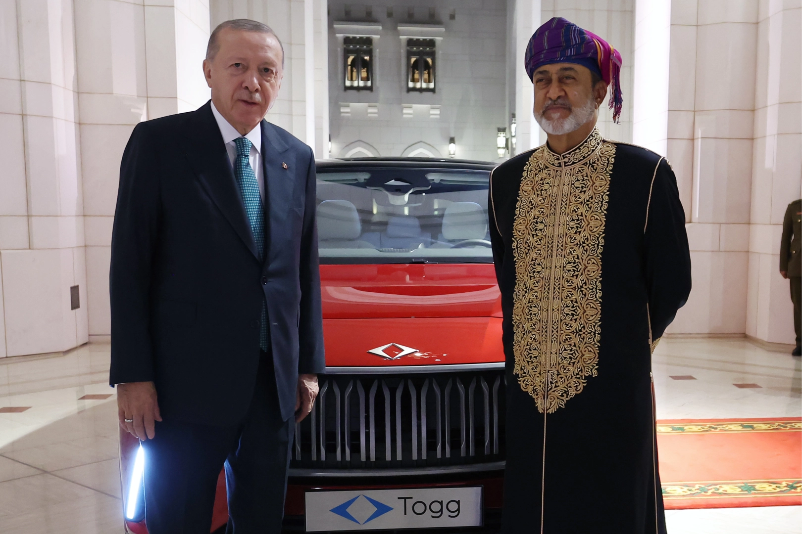 Bir Togg da Umman Sultanı'na