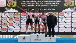 Brisaspor, dağ bisikleti şampiyonasından 5 madalya kazandı