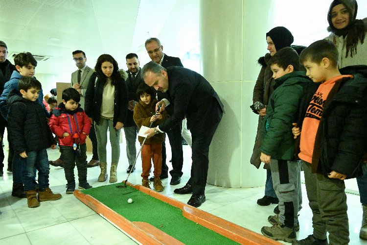 Bursa'da çocuklar ara tatilin keyfini çıkardı