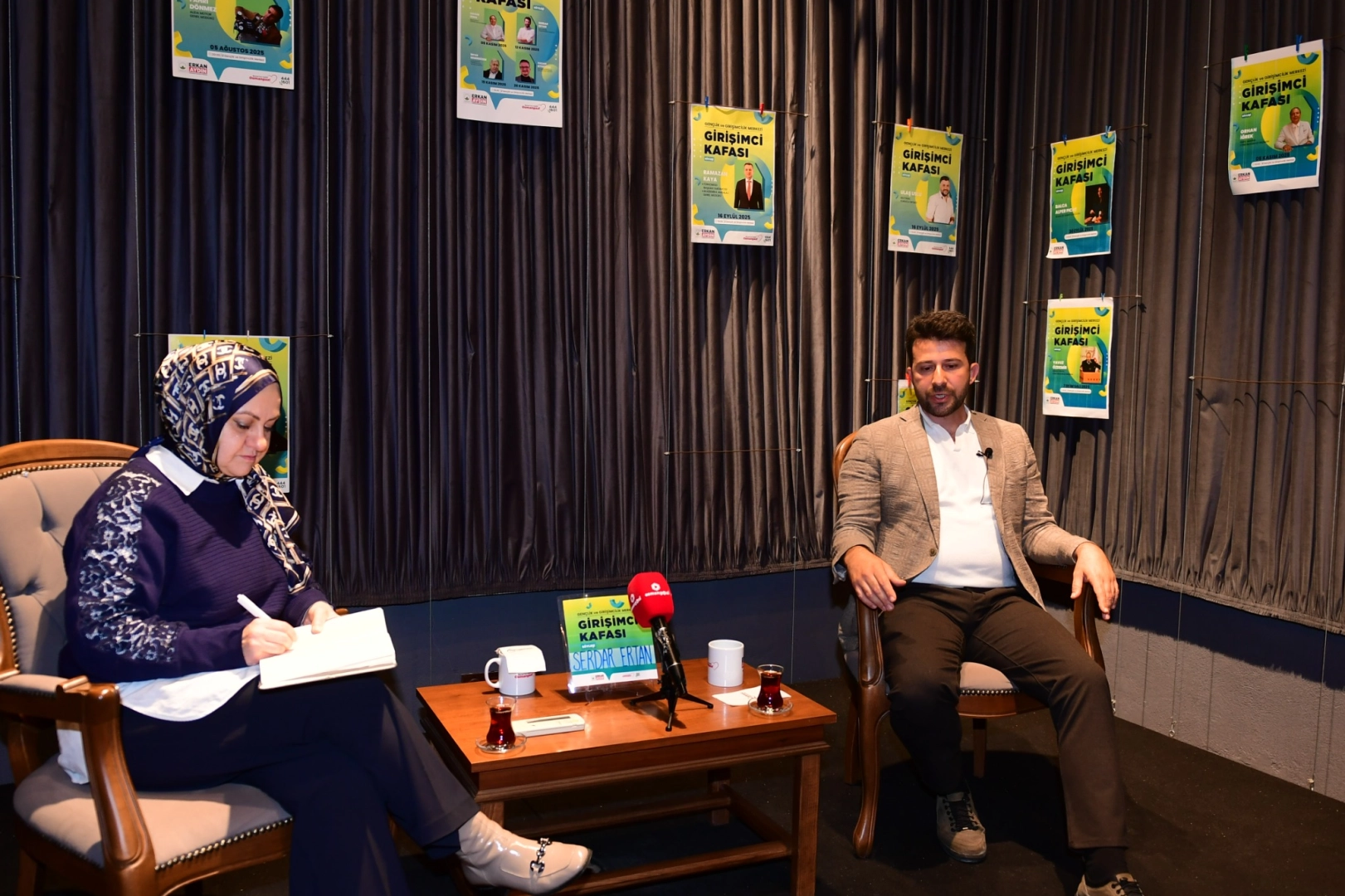 Bursa’da Osmangazi söyleşilerinin konuğu Serdar Ertan oldu